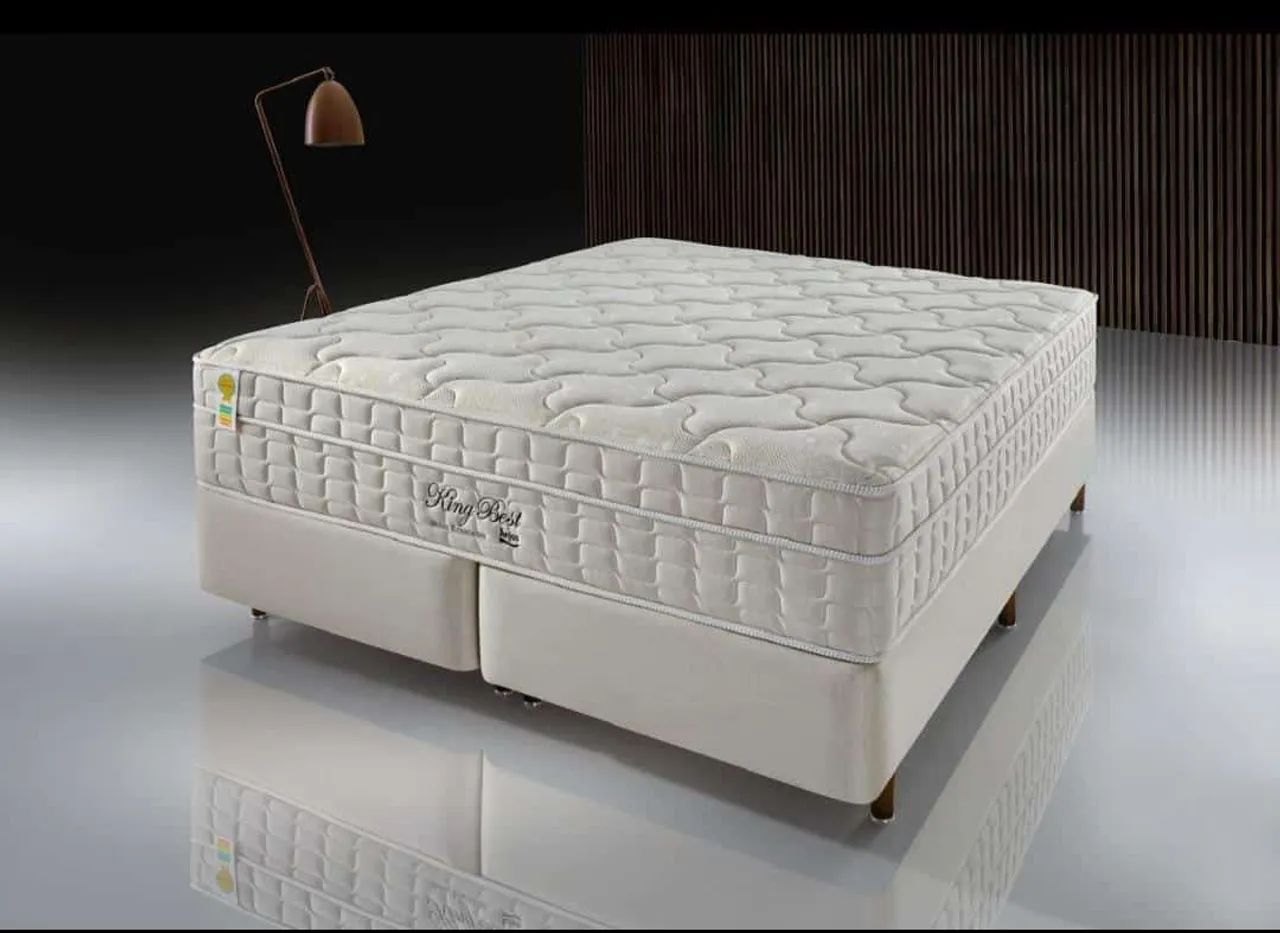 Cama king size colchão molas anjos colchões 