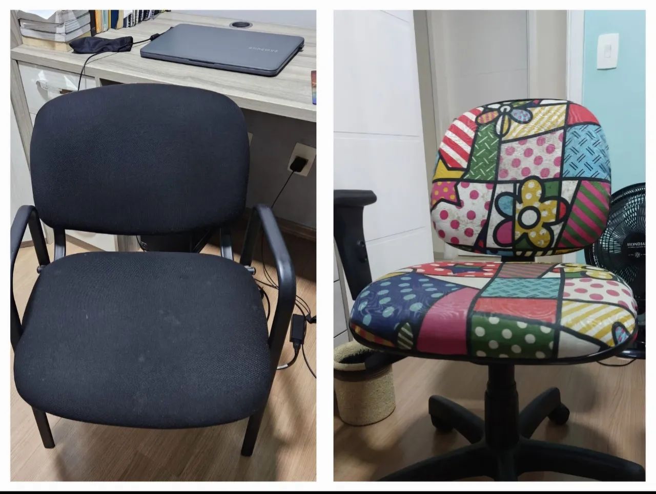 2 cadeiras de escritório