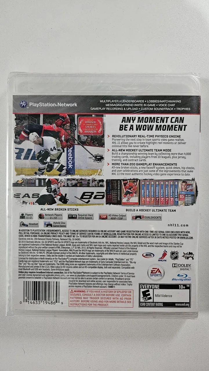 NHL 11 Ps3 Lacrado Novo  - Foto 3