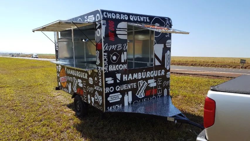 Trailer Food Hambúrguer e Hot Dog