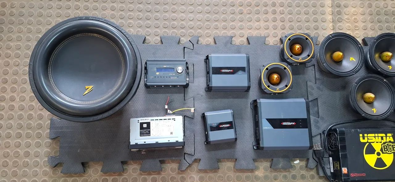 Kit Completo de Som Automotivo Zetta Audio