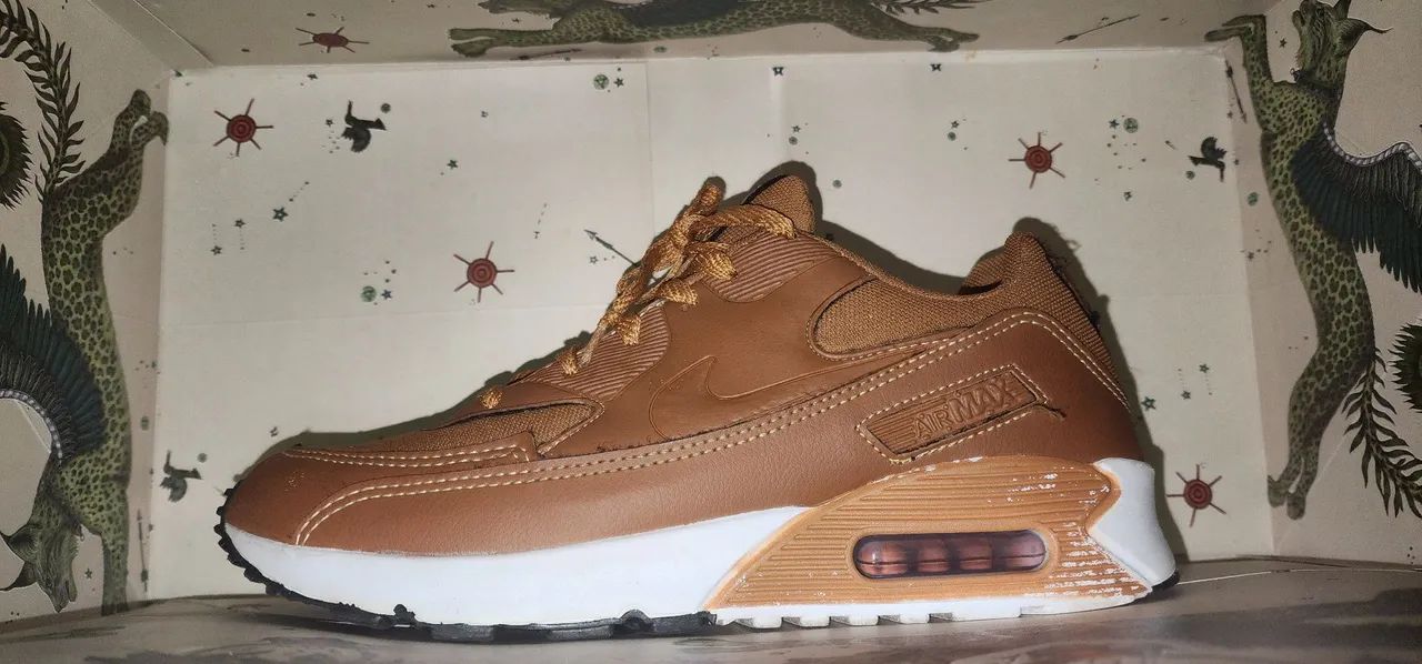 Nike Air Max 90 - Marrom (N38) - Foto 3