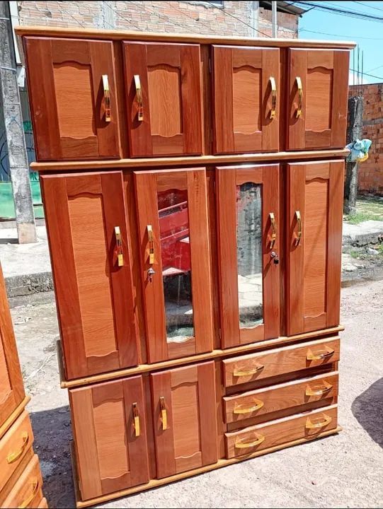 Guarda roupa de Madeira Maciça - novo - Foto 4