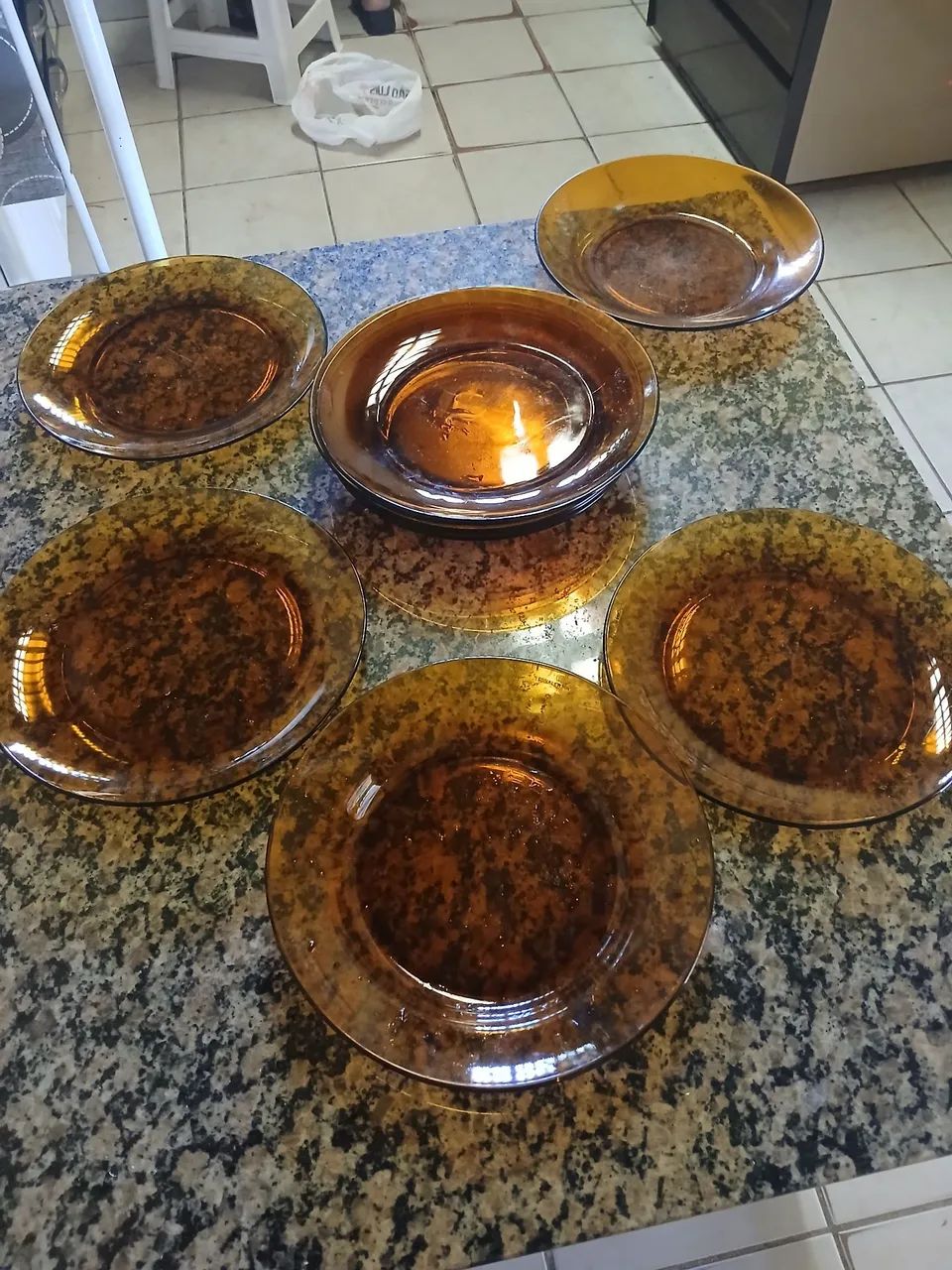 Duralex,Jogo de 12 Pratos de Vidro Âmbar - Foto 4