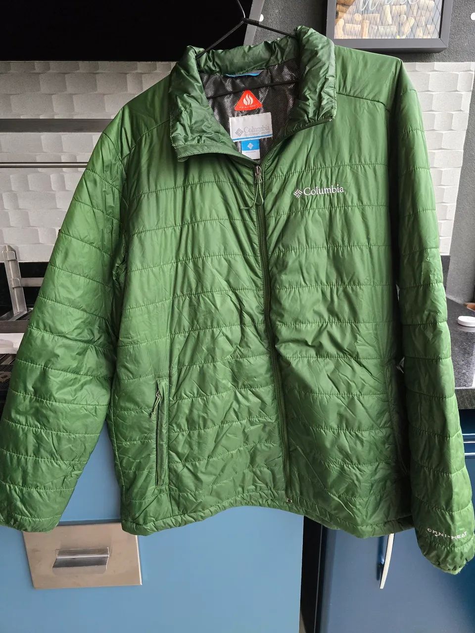 Casaco Columbia Verde Masculino