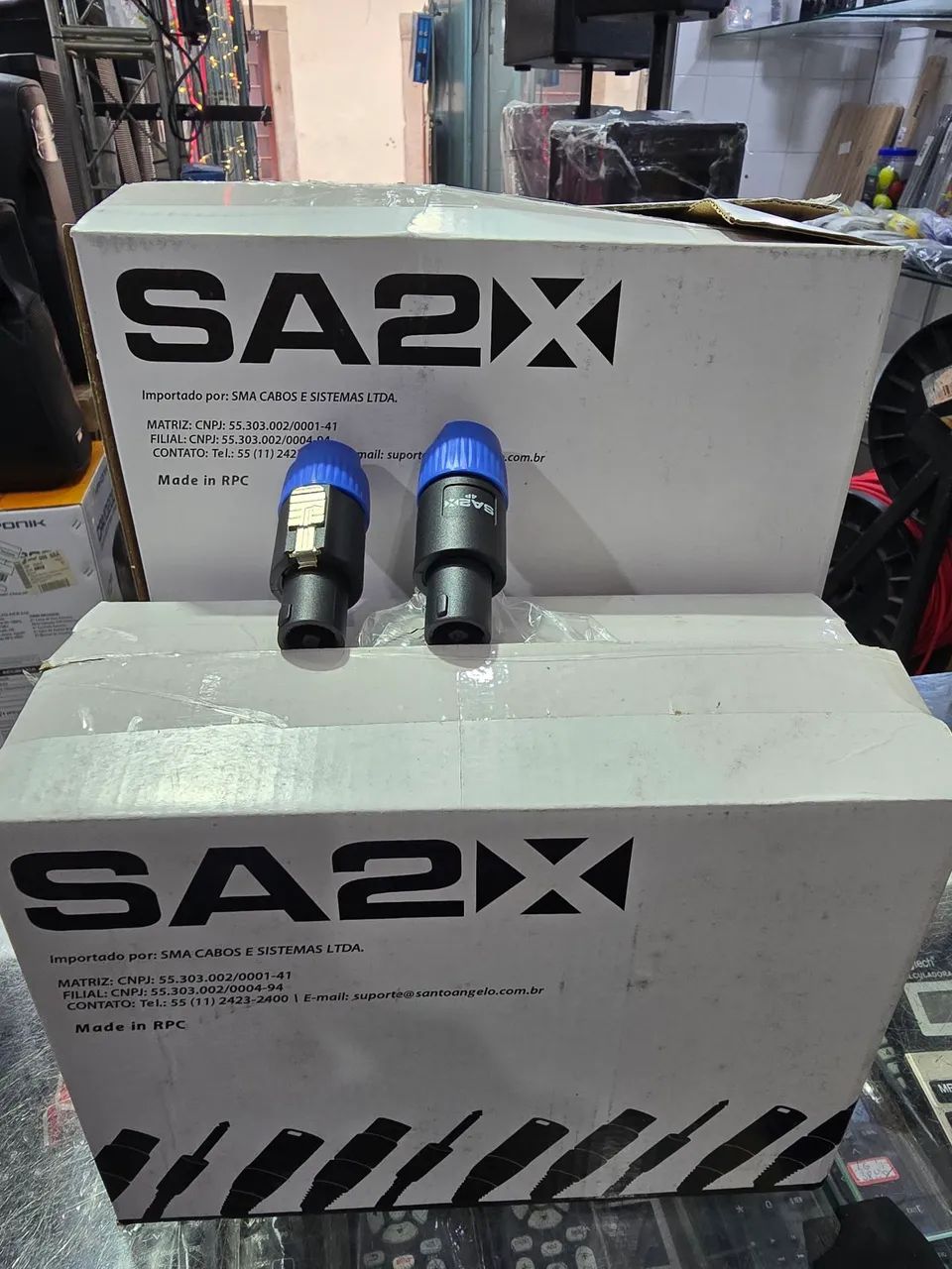 Conectores  speakom linha SA2X - Santo Angelo