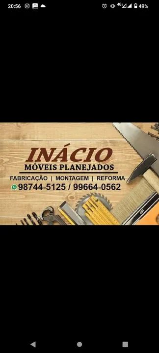 Inácio marceneiro e montador de móveis 