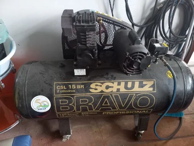 Compressor Schulz Bravo Profissional CSL 15 BR 2 cilindros  - Foto 2