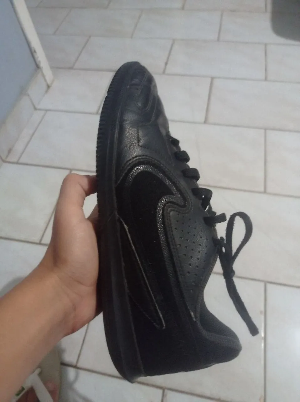 Tênis futsal Nike tiempo preta