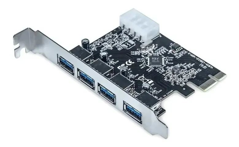 Placa Usb 3.0 Pci Express Pci-e 4 Portas Saidas