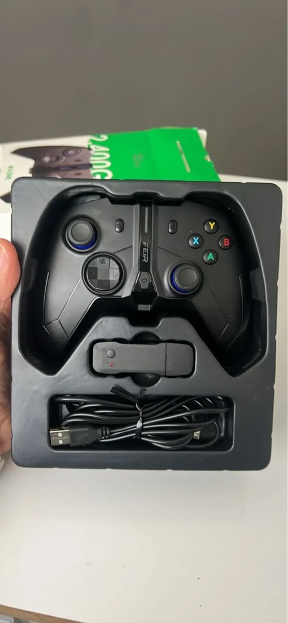 Controle Gamer Feir Sem Fio 2.4Ghz Pc Xbox One - Foto 2