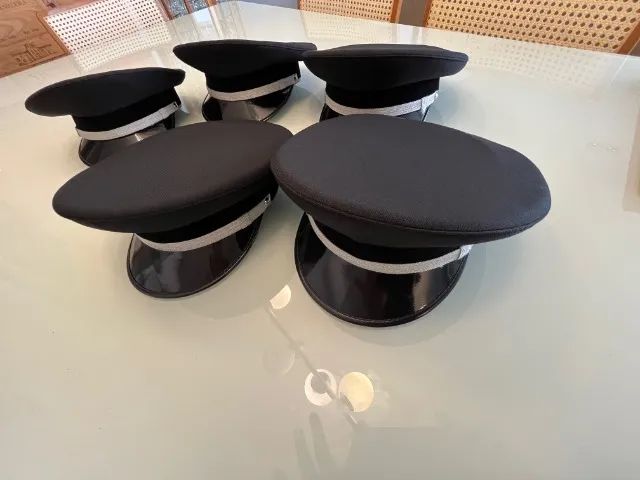 Kit com 5 quepes de motorista de luxo 1a linha