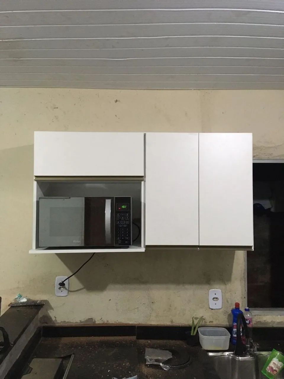 Armário de cozinha branco novo - Foto 2