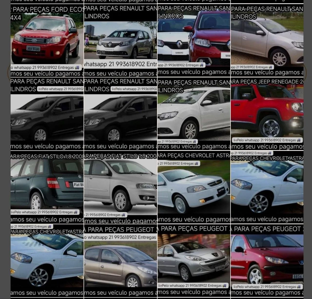 Peças para ranger compro carros - ferro velho Sucata.