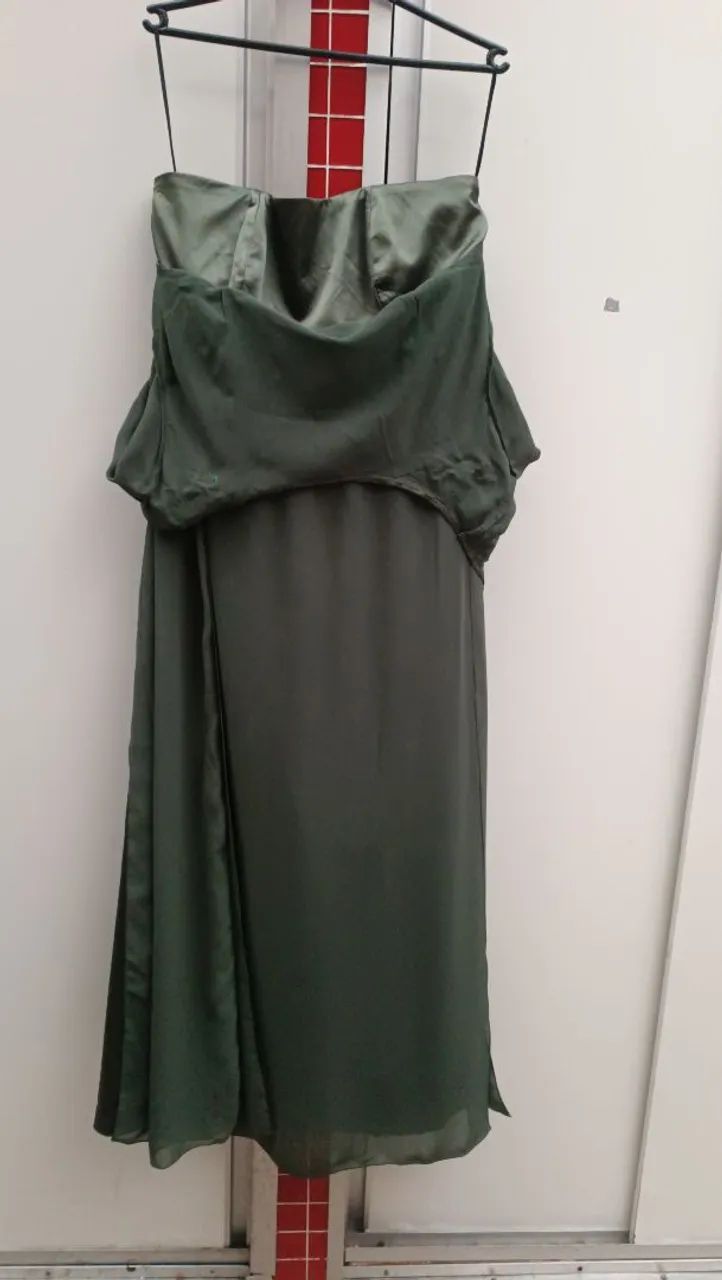 Vestido para casamento verde oliva  - Foto 3