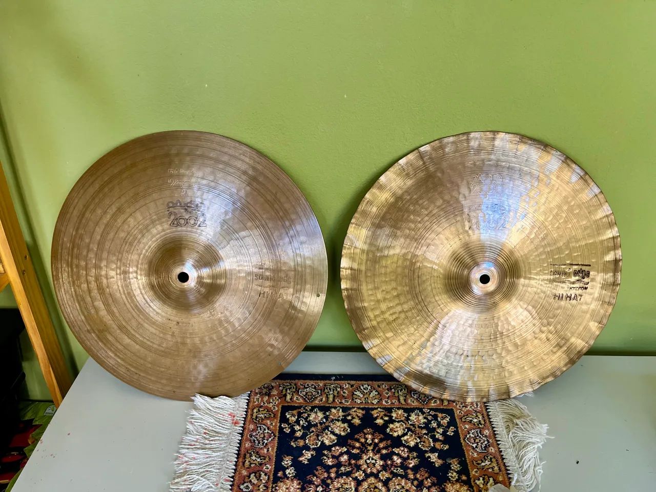 Paiste 2002 sound edge hi hat 14" vintage 