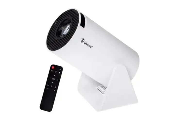 Projetor blulory T5 1200 lúmens, wi-fi e bluetooth 