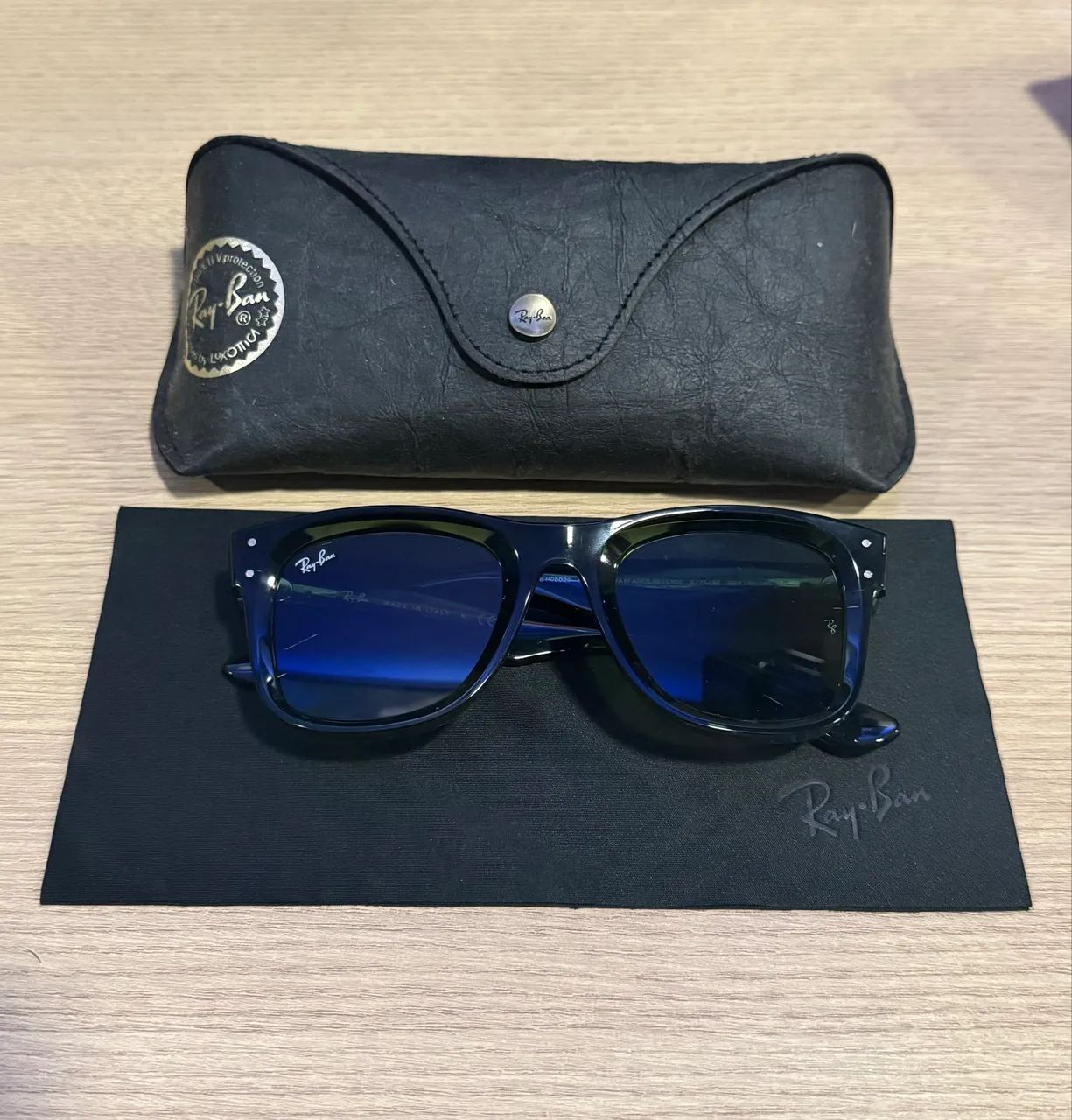 Óculos Ray-Ban Wayfarer Reverse Verde RB R05026 6775/82 Original