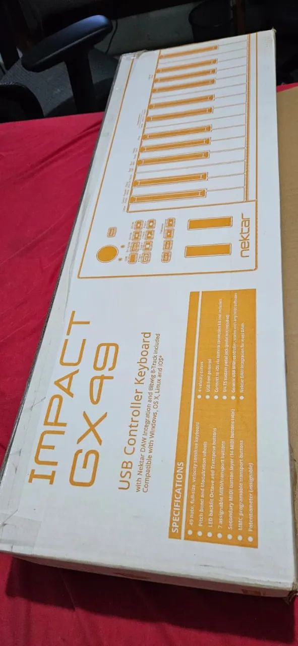 Nektar Impact Gx49 Teclado Controlador Usb 49 Teclas - Foto 4