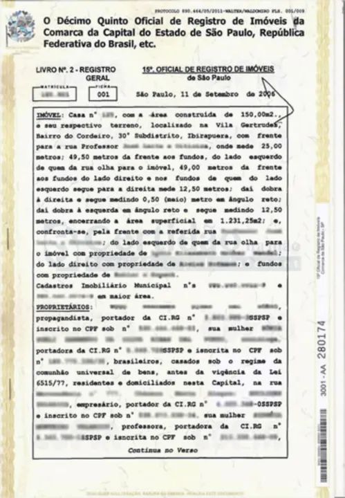 Registros Cartoriais de Imóveis