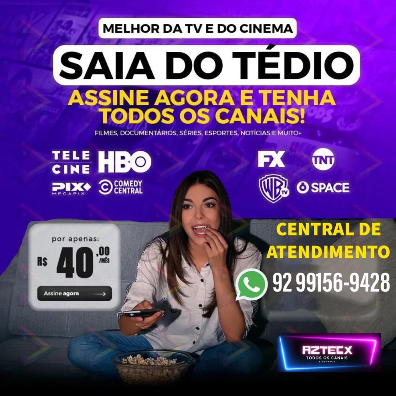 Tv com todos Can.ais via Internet  - Foto 2