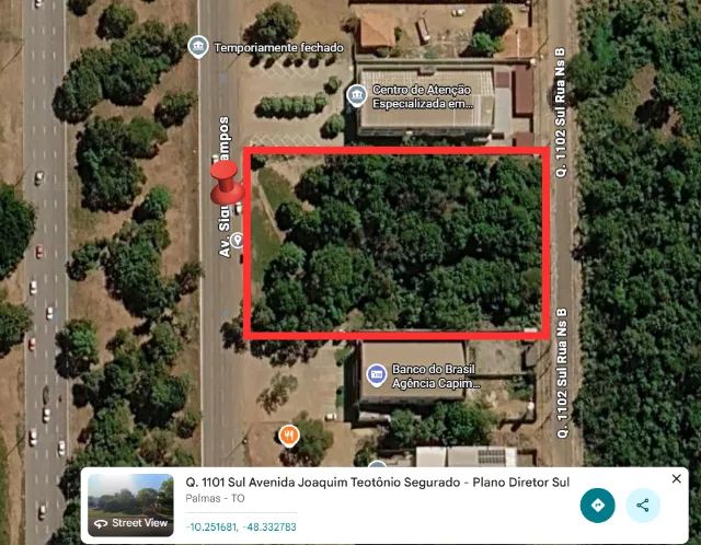 Lote Comercial 1.800 m² na Av. Teotônio Segurado - Palmas TO - Foto 2