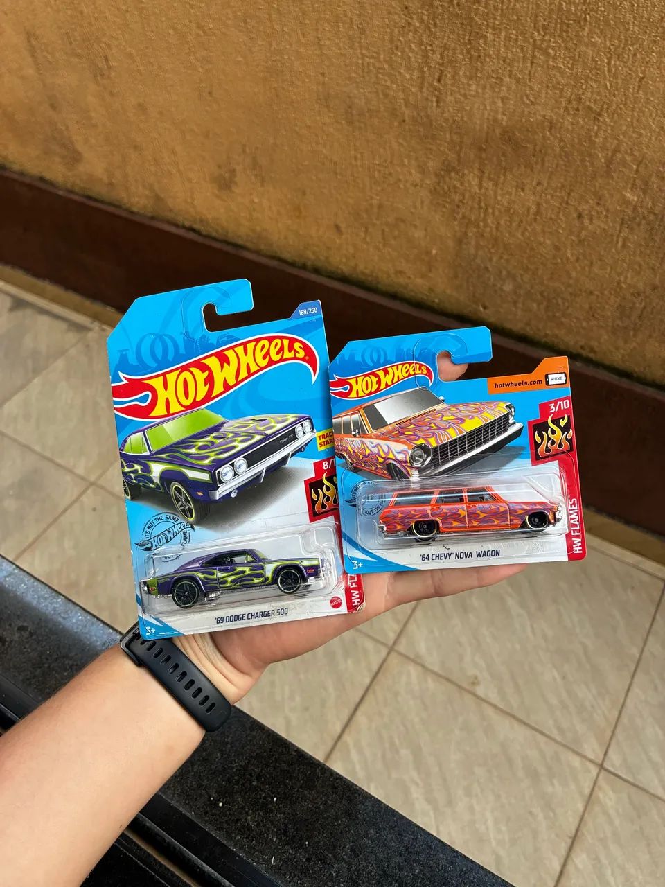 Kit 2 Hot Wheels Hw Flames