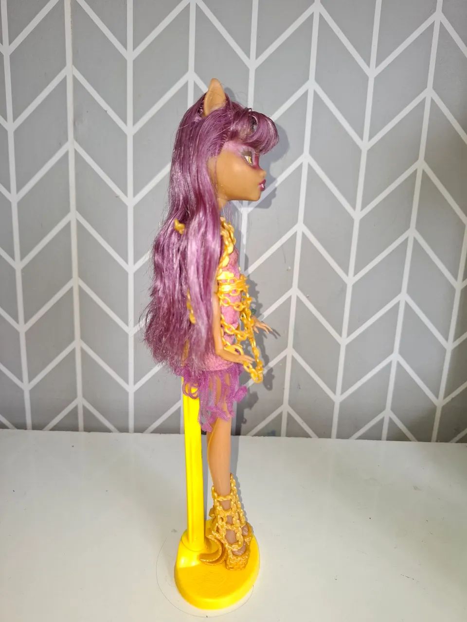 Boneca Monster High Clawdeen Wolf Haunted - Getting Ghostly - Foto 3