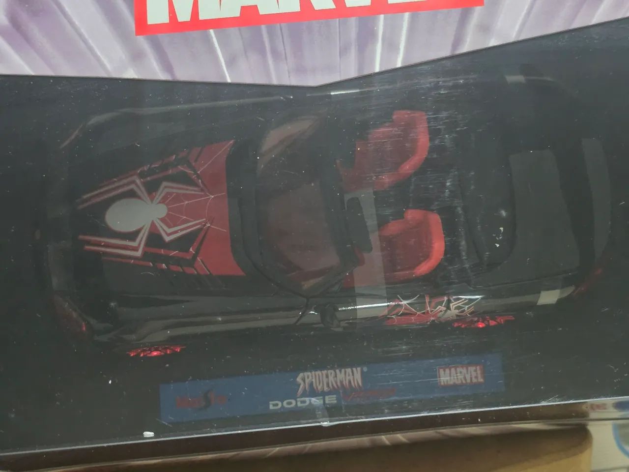 Miniatura 1:18 dodge viper raríssimo spiderman original  - Foto 3