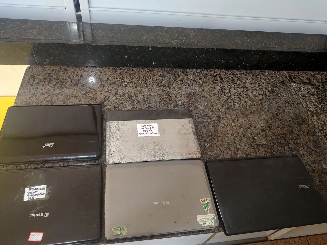 Lote com 5 notebooks com defeito - Foto 5