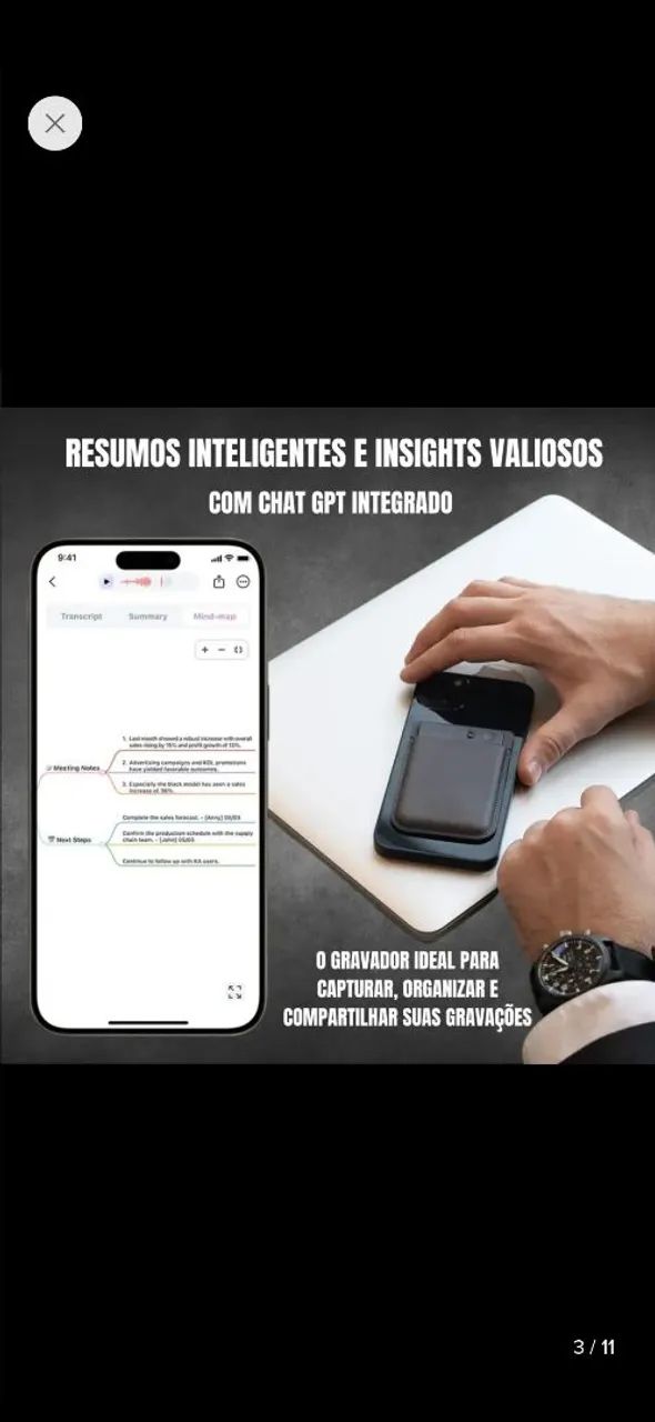 Plaud note 64gb 3 meses de uso - Foto 2