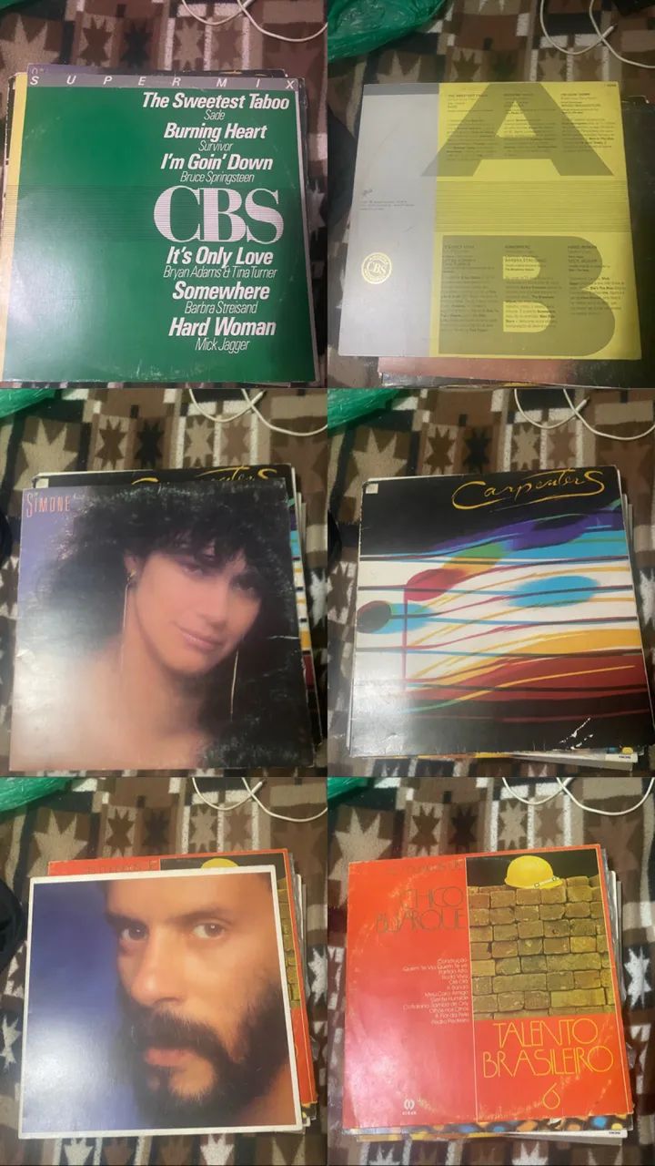 Coleção com 19 Discos de Vinil
