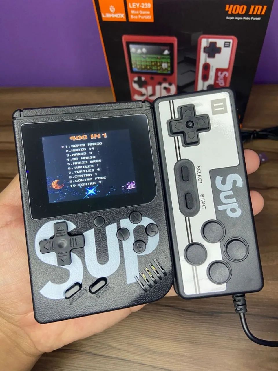 GAME SUP COM CONTROLE 400 JOGOS - Foto 2
