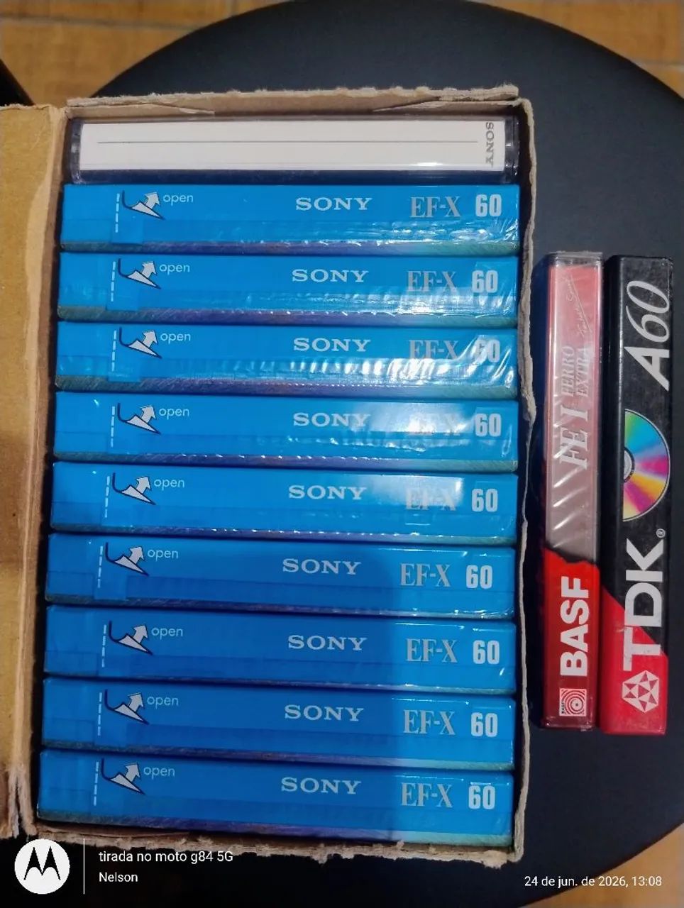 Fitas K7 lacradas Sony, Tdk e BASF  - Foto 2