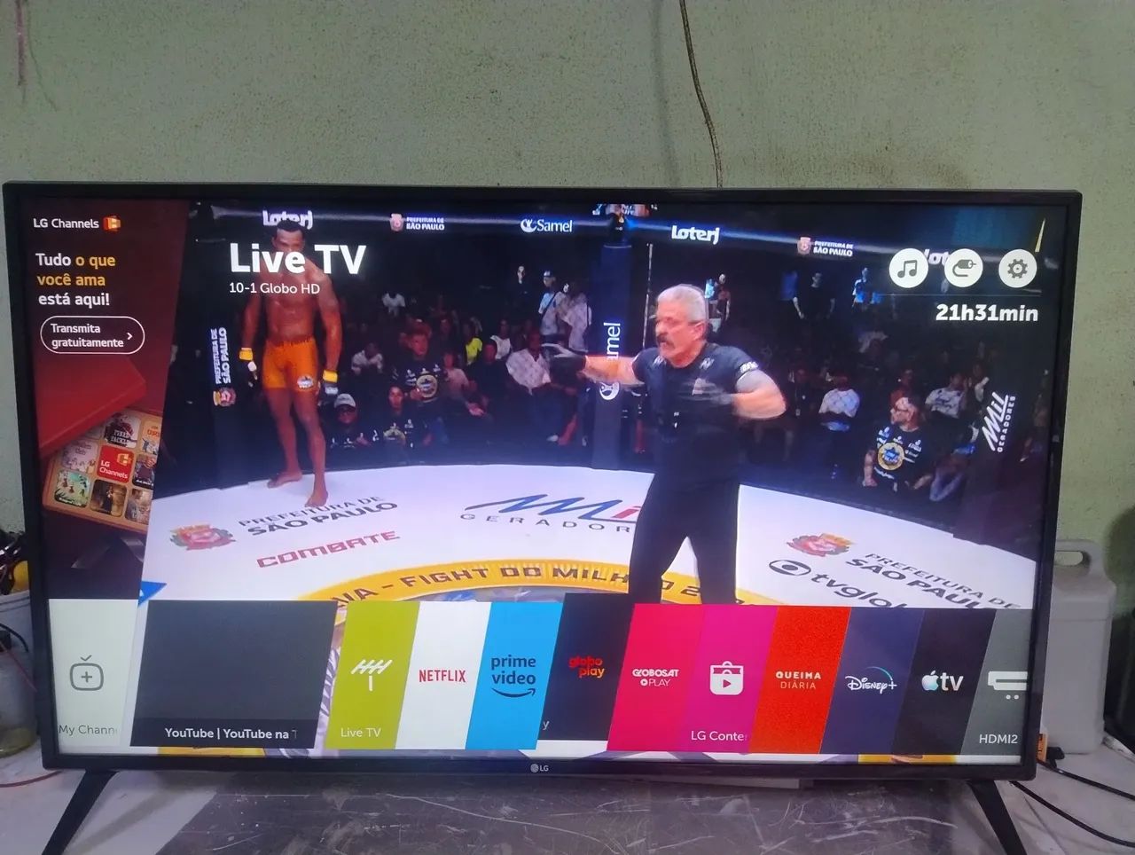 Vendo TV LG 49 polegadas smart funcionando perfeitamente com todos os aplicativos - Foto 4