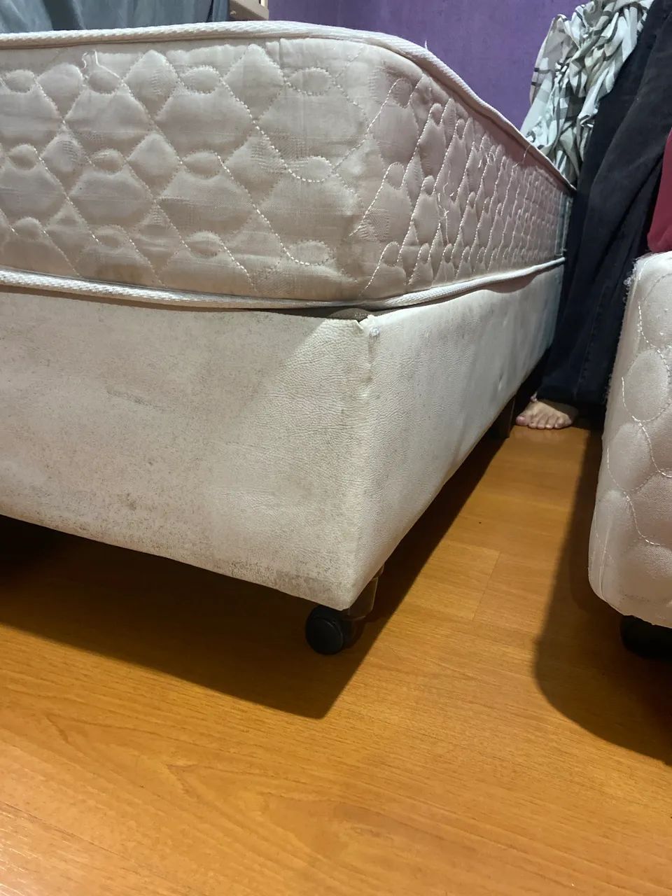 Cama box + base - Solteiro Ortopédica  - Foto 2