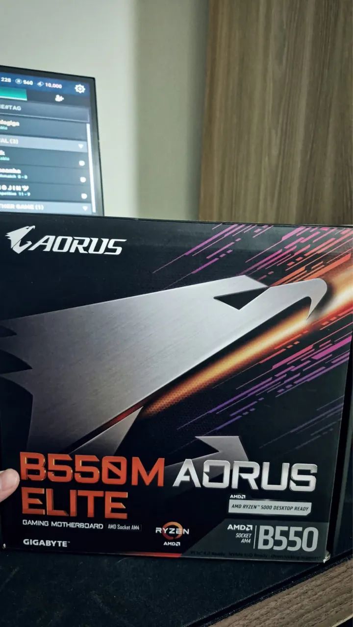 Aorus b550m elite ddr4 (2 meses de uso) - Foto 2