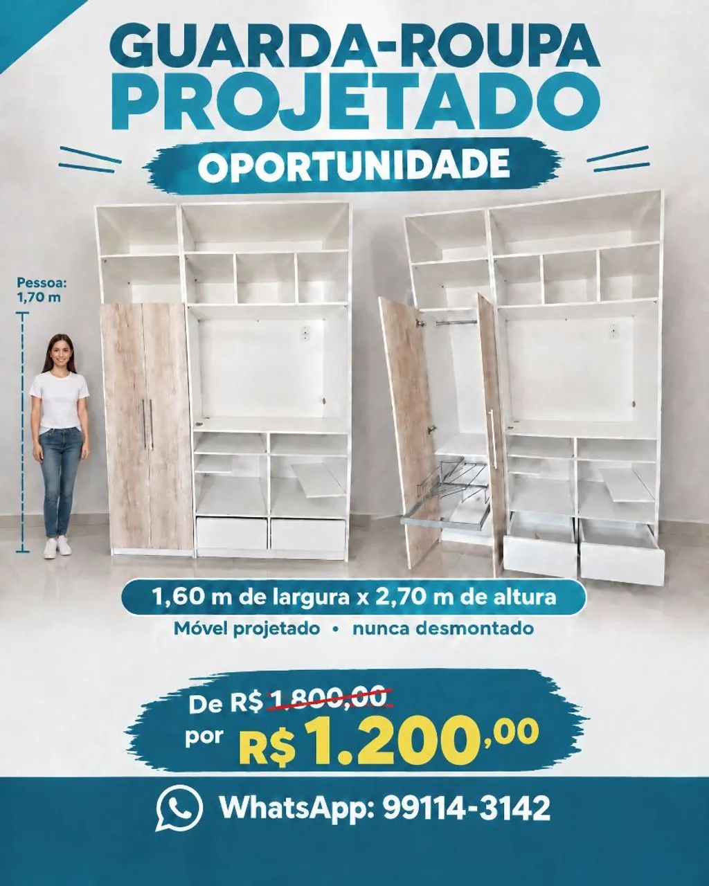 Guarda-roupa projetado