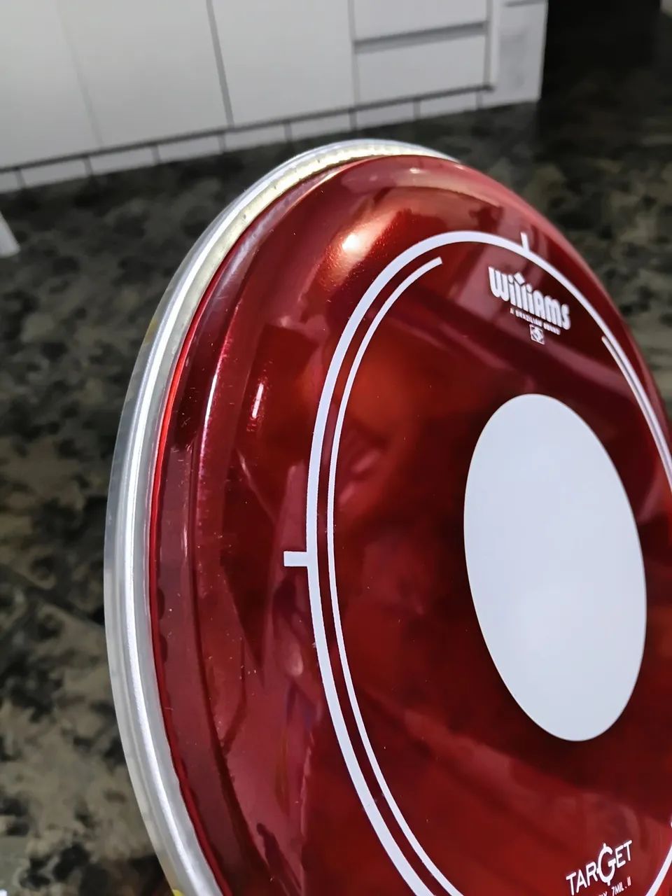 Pele Wilhans 10" TarGet Vermelha Com Dot - Foto 2