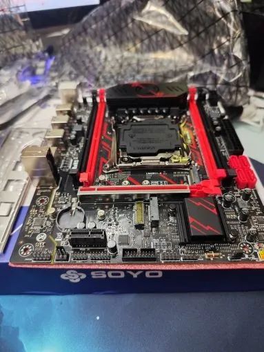 Placa mãe Soyo D4+Processador E5-2680 V4 +Módulo TPM2.0.  - Foto 2