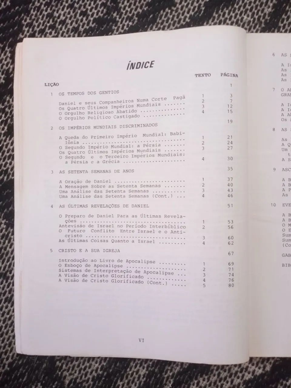 Teologia - Daniel e Apocalipse - O Panorama do Futuro - Livro Antigo  - Foto 5