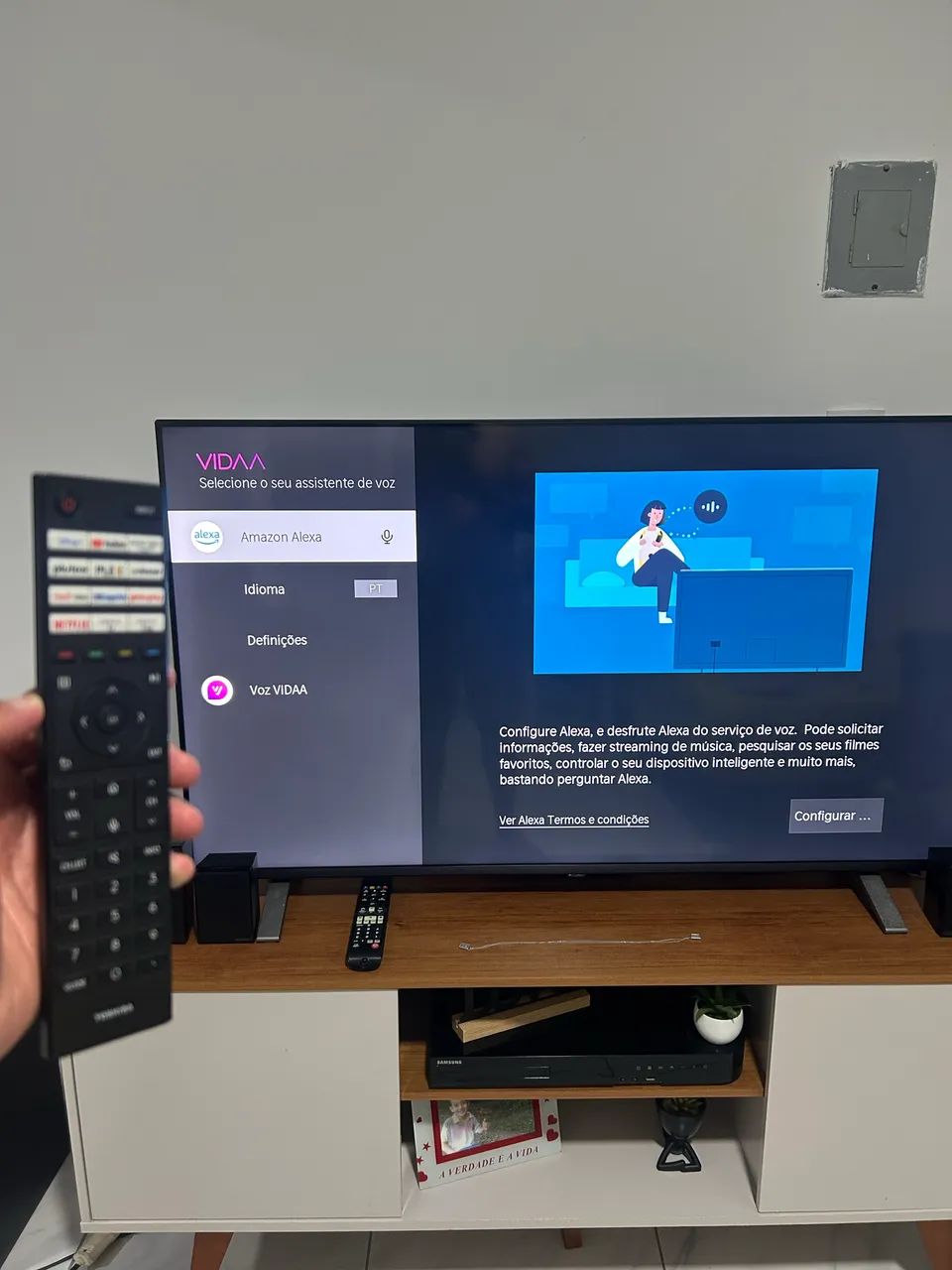 Tv de 50 polegadas smart com Alexa   - Foto 4