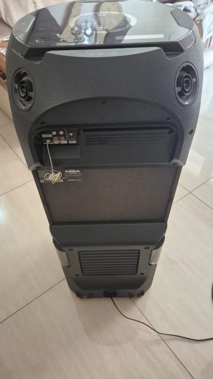 Mini System Sony MHC-V72D Preto Bluetooth (Usado) - Foto 2