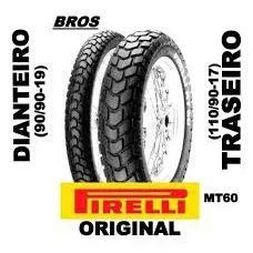 Promoção Pneus Pirelli MT60 Originais Bros Crosser 