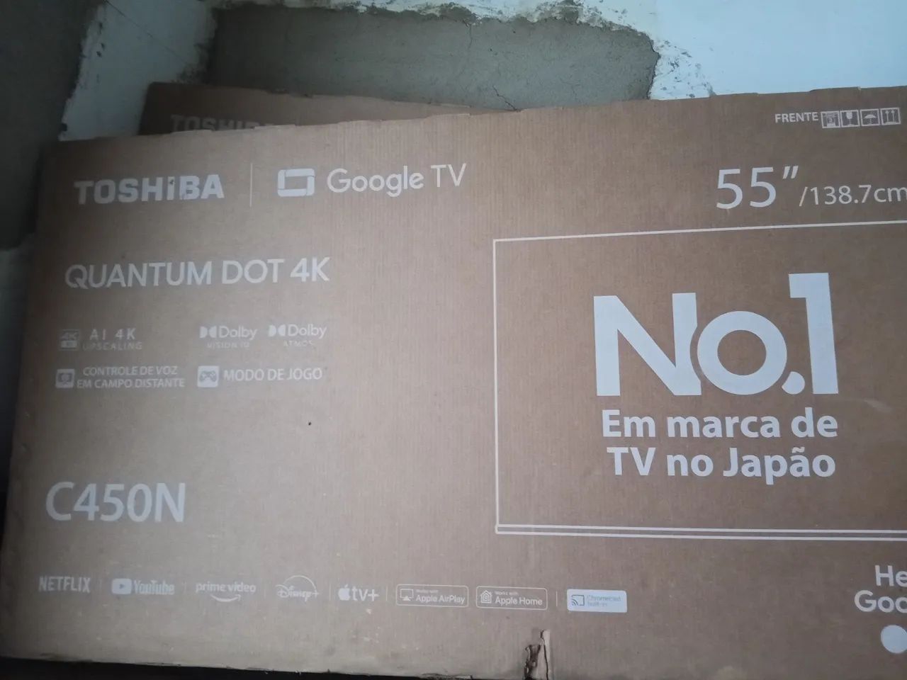 Teve 55 polegadas nova 