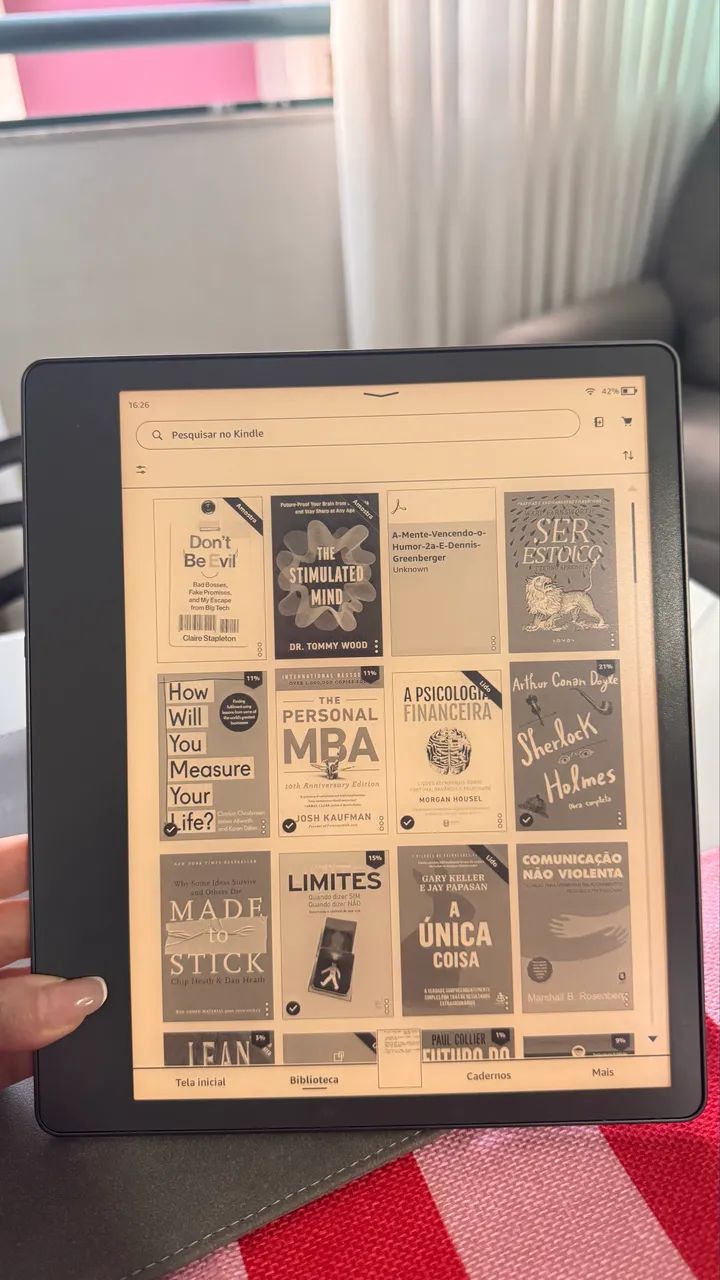Kindle Scribe 16GB 1ª Geração com Caneta e Capa - Foto 4