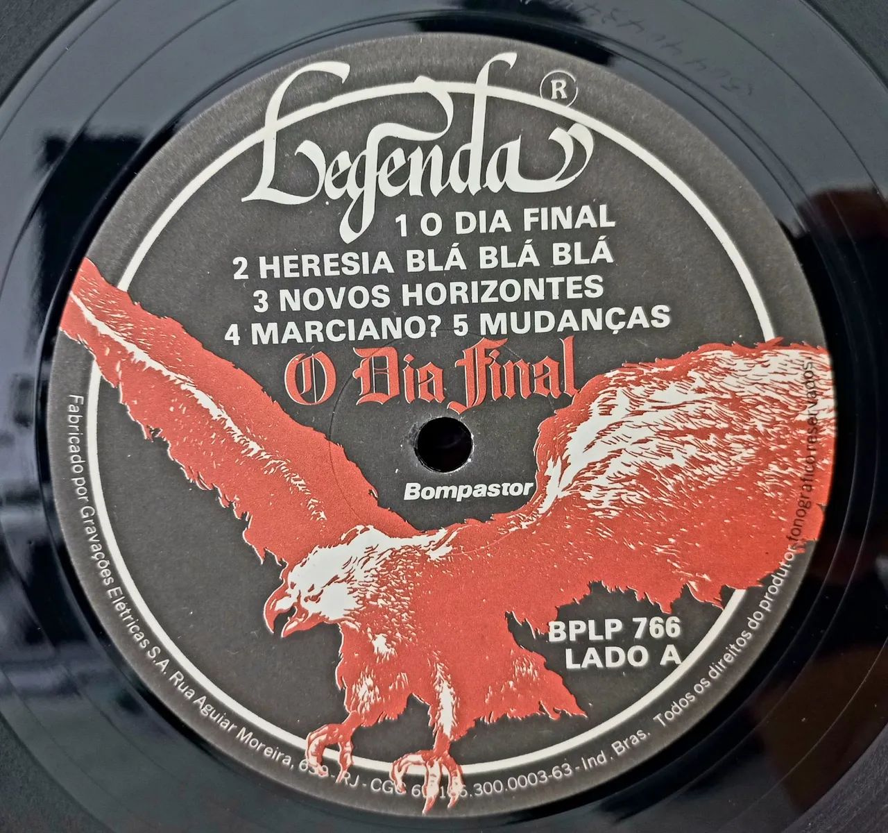 Legenda -- O Dia Final - LP Disco de Vinil Evangelico - Foto 5