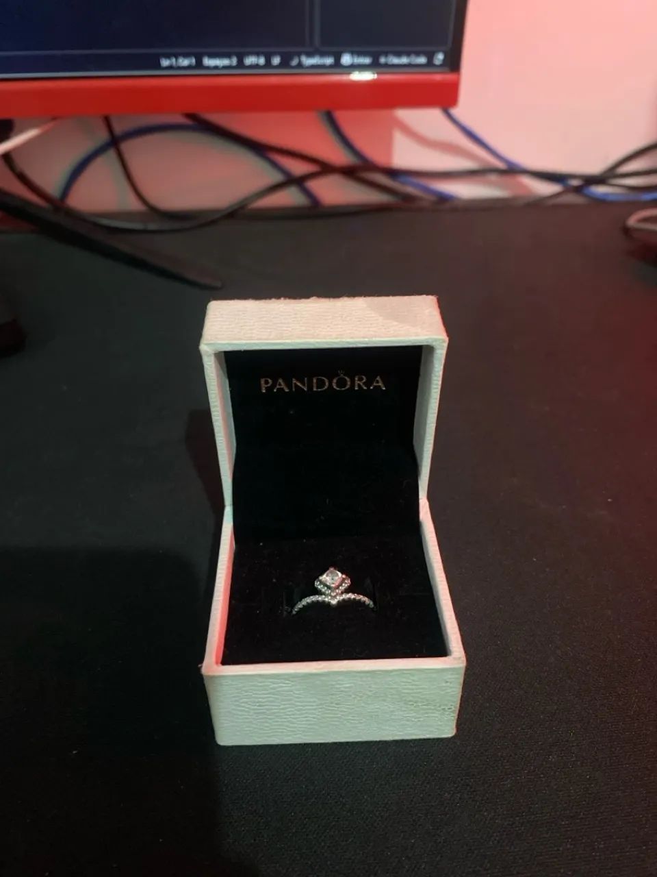 Anel Chevron Elegância Eterna Pandora