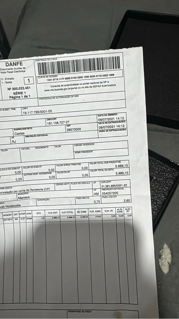 Avell a52 retirada de peças  - Foto 3