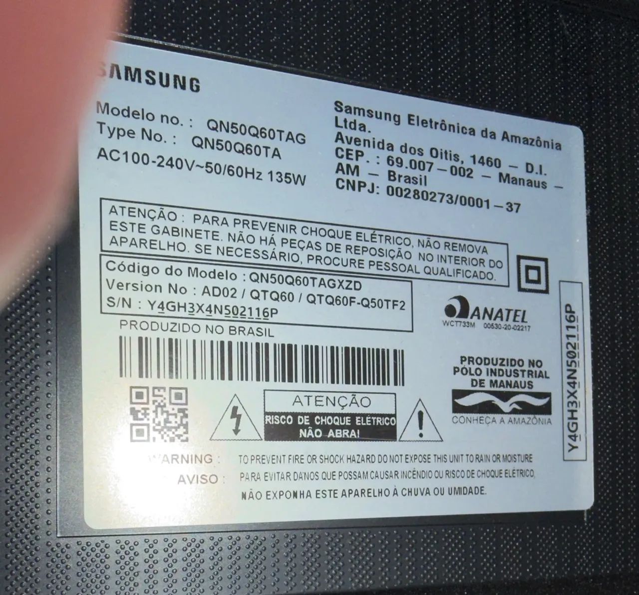 TV com problema na tela  - Foto 3